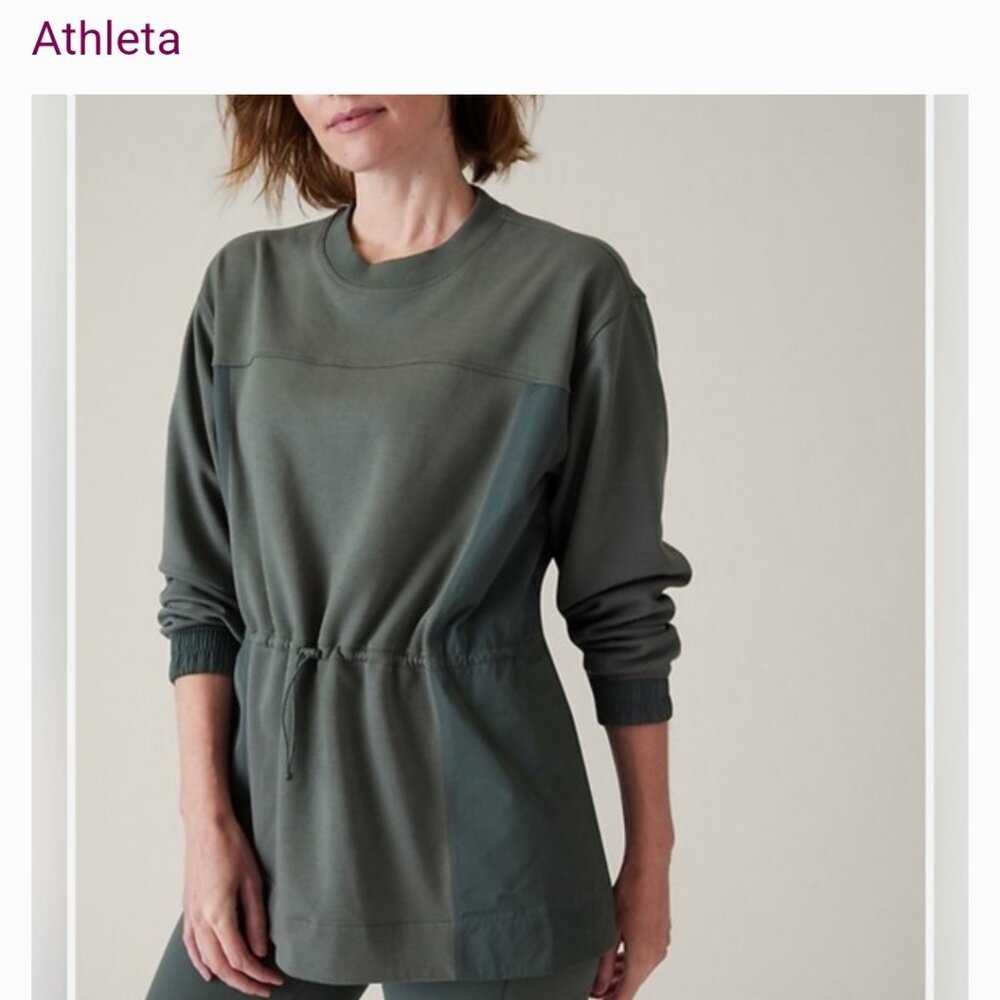 ATHLETA Triumph Hybrid Crewneck Sweatshirt